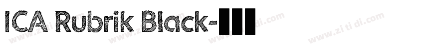 ICA Rubrik Black字体转换